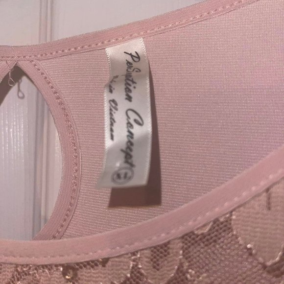 WOMEN'S size X-LARGE~ Blouse ~Rose color~ pull over Per Seption Concept. - Picture 2 of 5